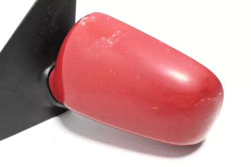 VW Polo 6N elektrischer Spiegel Außenspiegel links außen mit Glas rot LP3G flash (143432)