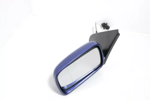VW Polo 6N manueller manuell Spiegel Außenspiegel links + Glas blau LR5V