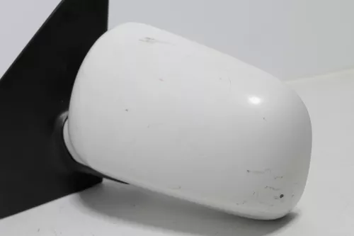 VW Polo 6N manueller manuell Spiegel Außenspiegel links mit Glas weiß LB9A Spieg (143437)