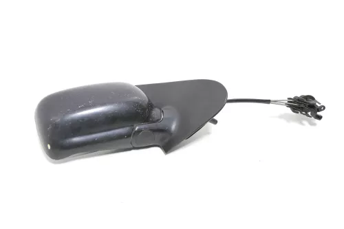 VW Polo 6N manueller manuell Spiegel Außenspiegel rechts schwarz und Glas (143459)