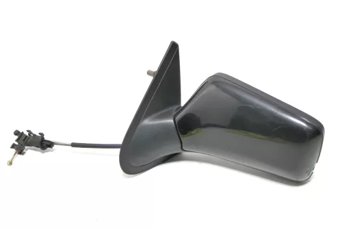 VW Golf 3 Vento manueller Spiegel Außenspiegel links + Glas schwarz L041 DEFEKT (143493)