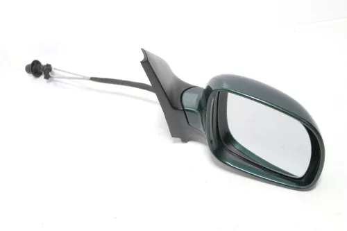 VW Golf 4 Bora manueller Spiegel rechts Außenspiegel mit Glas Grün LC6M mechanis