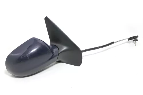VW Golf 4 Bora manueller Spiegel vorne rechts Außenspiegel blau dunkelblau VR (143518)