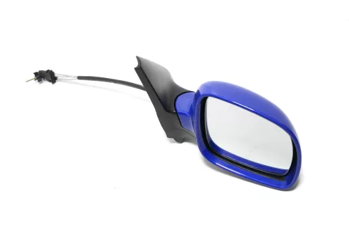 VW Golf 4 Bora manueller Spiegel vorne rechts Außenspiegel blau LA5C + Glas