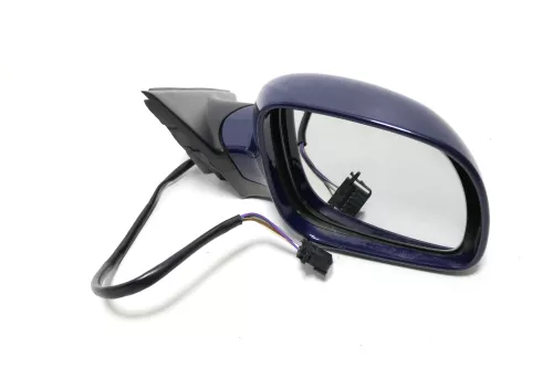 VW Passat 3B 3BG elektrischer Spiegel Außenspiegel rechts Glas blau dunkelblau