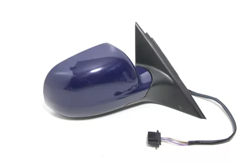 VW Passat 3B 3BG elektrischer Spiegel Außenspiegel rechts Glas blau dunkelblau (143588)