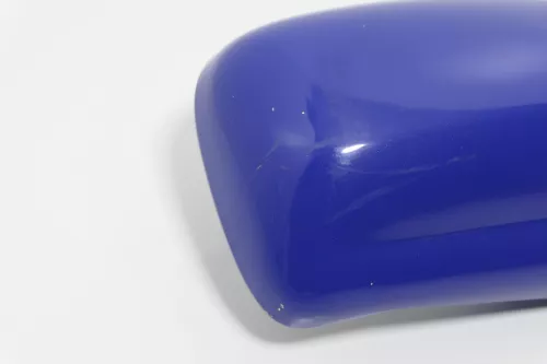 VW Polo 6N manueller manuell Spiegel Außenspiegel rechts blau & Glas (143610)