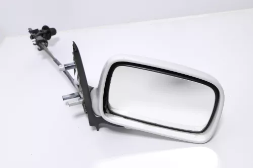 VW Polo 6N manueller manuell Spiegel Außenspiegel rechts weiß LB9A mit Glas