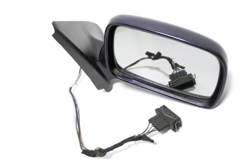 VW Polo Kombi elektrisch Spiegel vorne rechts Außenspiegel blau LN5Y w bisBj1999