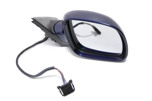 VW Passat 3B 3BG elektrischer Spiegel Außenspiegel rechts + Glas blau dunkelblau