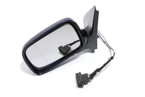 VW Polo Kombi elektrisch Spiegel vorne links Außenspiegel blau LN5Y bisBj1999