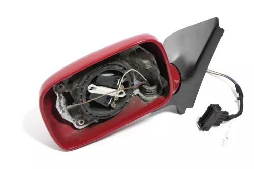 VW Polo Kombi elektrisch Spiegel vorne links Außenspiegel rot LY3D bisBj1999
