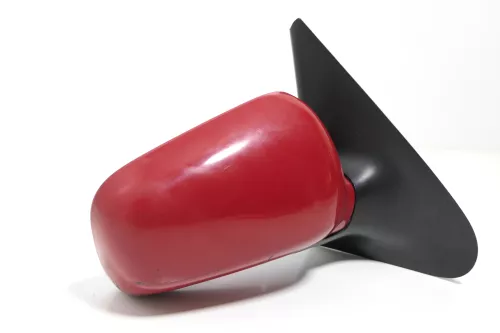 VW Polo Kombi 6K elektrisch Spiegel vorne rechts Außenspiegel rot LY3D bisBj1999 (143699)