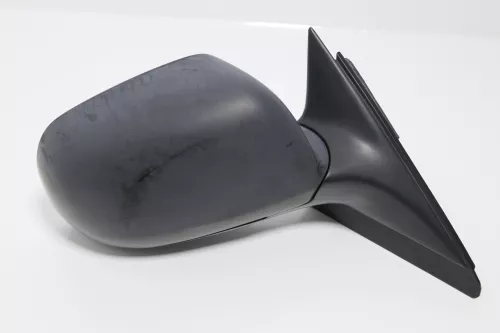 Audi A4 B5 elektrischer Spiegel Außenspiegel rechts schwarz matt unlackiert Glas (143704)