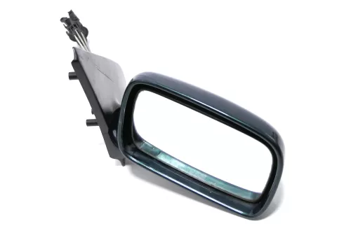 VW Polo 6N manueller mechanischer Spiegel Außenspiegel rechts Glas grün LC6P grü