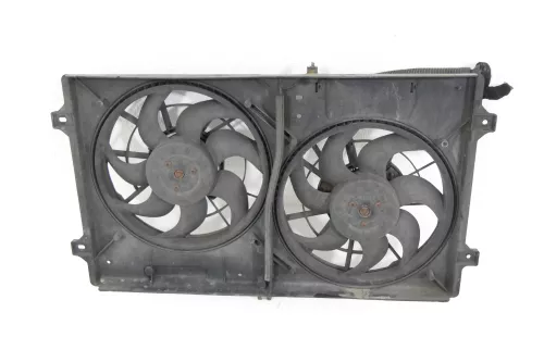 VW Sharan Lüfterzarge Lüfter Kühlerlüfter 7M3121203 7M3959455A Klima TDI ANU AUY (144153)