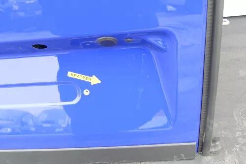 VW Crafter 7C MAN TGE Tür hinten links Heckklappe Hecktür Flügeltür blau R502 Ho (144322)