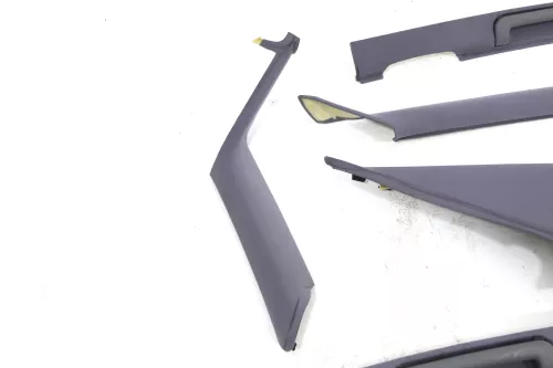 Audi A8 4D A-Säulen Verkleidung vorne Abdeckung B-Säule Kofferraum aquablau (144397)