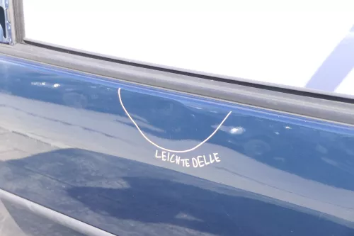 VW Lupo Seat Arosa Tür vorne links Fahrertür grün LW5V ohne Anbauteile (mechan (144529)