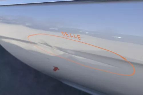 VW Eos 1F Tür vorne links Fahrertür silber LK7W ohne Anbauteile - Dellen (144549)