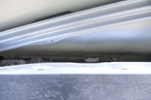 VW Eos 1F Tür vorne links Fahrertür silber LK7W ohne Anbauteile - Dellen (144549)