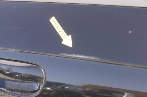 Audi A3 8P 2/3-Türer Tür vorne rechts Beifahrertür Türblatt schwarz (144557)