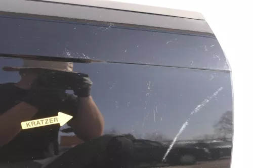 Audi A3 8P 2/3-Türer Tür vorne rechts Beifahrertür Türblatt schwarz (144557)