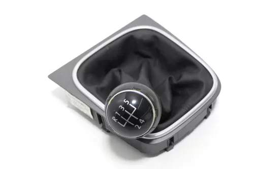 VW Golf 5 Schaltknauf Schaltsack Schaltung Schaltknüppel original 5-Gang Leder C