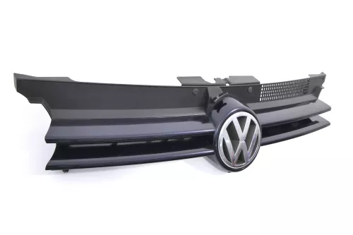 VW Golf 4 Grill Kühlergrill mit VW Zeichen Logo blau LC5H (144650)