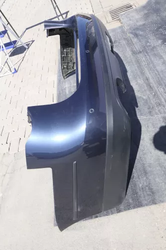 VW Passat 3C Kombi Stoßstange hinten Heckstoßstange grau blau LC5F PDC blue (144701)