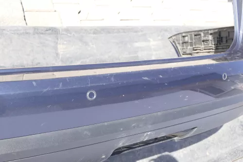 VW Passat 3C Kombi Stoßstange hinten Heckstoßstange grau blau LC5F PDC blue (144701)