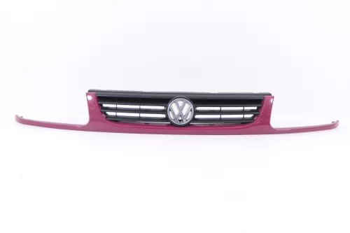 VW Polo 6N Kühlergrill Grillleiste rot violett vorne Leiste Grill VW Zeichen