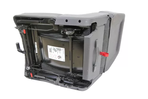 VW Touran Sitz hinten rechts (hinter Beifahrersitz) Rücksitz anthrazit Isofix 74 (144974)