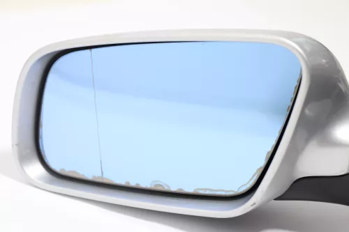 Audi A4 B5 Spiegel Außenspiegel links elektrisch grau silber LY7W (144988)