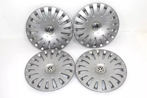 original 4 Stück VW Bora Golf 4 1J Radkappe Radzierkappe 16 Zoll 1J0601147M (145134)