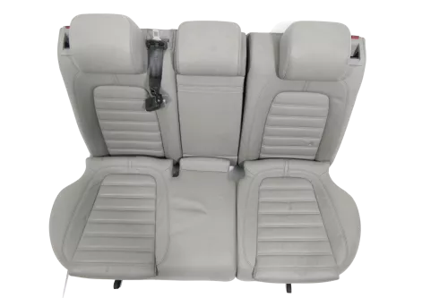 VW Passat 3C Kombi Sitz Rückbank Rücksitzbank Sitze Leder Lehne Ski classic grau