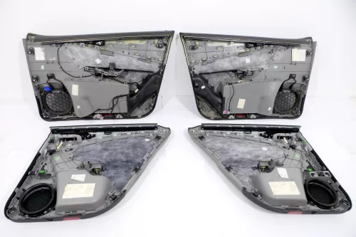 4x Passat 3C Kombi 4x Türverkleidung Verkleidung Tür vorne hinten links grau (145597)