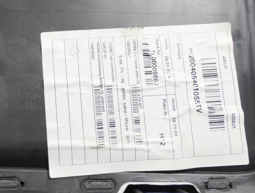 VW Touran 1x Türverkleidung Verkleidung Tür hinten links anthrazit Trendline (145667)