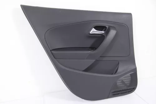 VW Polo 6R 1x Türverkleidung Verkleidung Tür 4/5-Türer schwarz hinten links (145671)