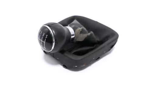 Golf 5 Schaltknauf Schaltsack Schaltung Schaltknüppel Leder 6-Gang (145677A)