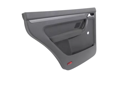 VW Touran 1x Türverkleidung Verkleidung Tür hinten links anthrazit schwarz Kurbe (145705)