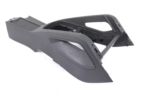 VW Golf 5 V 1K Mittelkonsole Mitteltunnel um Schaltung schwarz 1K0863243A d