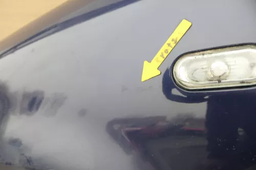 VW Polo 6N2 Kotflügel vorne links blau LB5N (bis unterm Schweller) (145794)