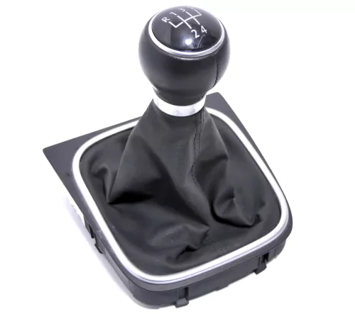 Golf 5 Schaltknauf Schaltsack Schaltung Schaltknüppel Leder 5-Gang 1K0711113BJ