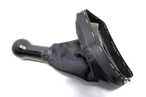 VW Passat 3B 3BG Schaltknauf Schaltsack Schaltung Schaltknüppel 5-Gang blaue Näh (146188)