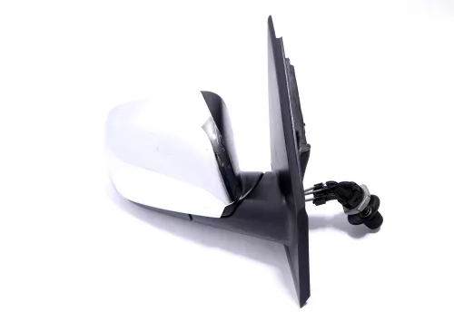 VW Polo 9N 9N3 manueller Spiegel Außenspiegel rechts vorne silber chrom Kappe (146446)