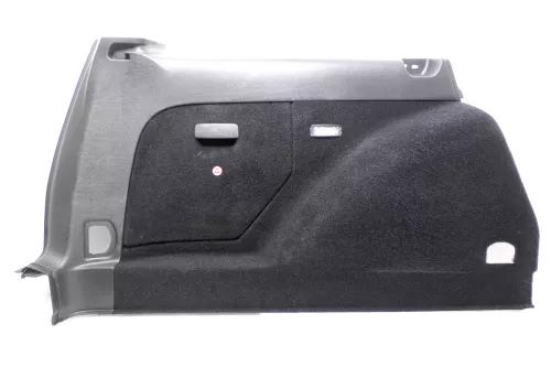 VW Golf 4 Variant Abdeckung Verkleidung Kofferraum hinten links 1J9867423CB schw (146487)