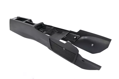 Audi A3 8P Mitteltunnel hinten Verkleidung um Handbremse Konsole schwarz A (146536)