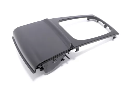 Skoda Fabia 6Y Aschenbecher vorne 6Y0857951 schwarz + Rahmen um Schaltknauf (146990)