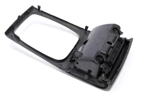 Skoda Fabia 6Y Aschenbecher vorne 6Y0857951 schwarz + Rahmen um Schaltknauf (146990)